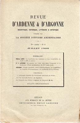 Revue d'Ardenne et d'Argonne 1900 N° 9