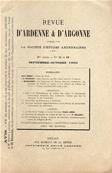 Revue d'Ardenne et d'Argonne 1902 N 11 / 12