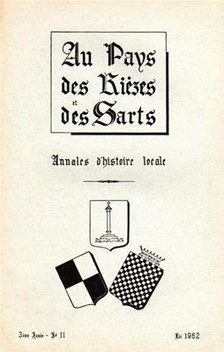 Au Pays des Riezes et des Sarts 1962 N° 11