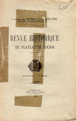 Revue historique du plateau de Rocroi N° 40