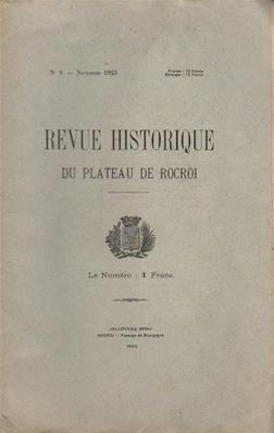 Revue Historique du Plateau de Rocroi N° 9
