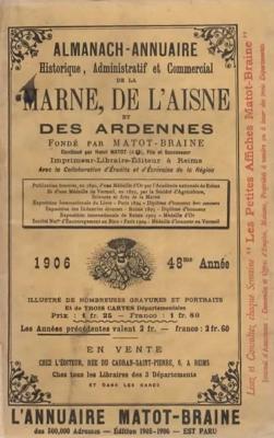 Almanach Matot Braine 1906