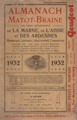 Almanach Matot Braine 1932