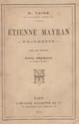 Etienne Mayran, H. Taine