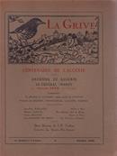 La Grive N 9 octobre 1930