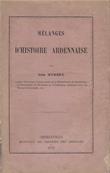 Mélanges d'histoire ardennaise, Jean Hubert