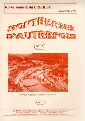 Monthermé d'autrefois N° 12, décembre 2014