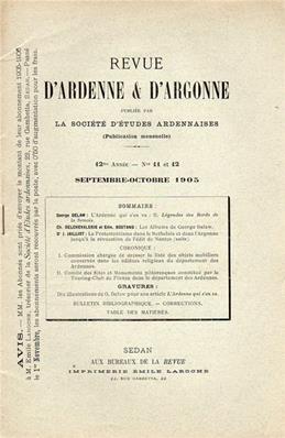 Revue d'Ardenne et d'Argonne 1905 N° 11 / 12