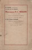 En souvenir du sacre de sa Grandeur Monseigneur V.J. Béguin