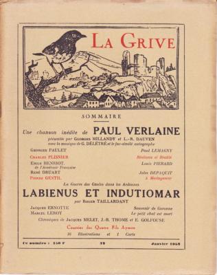 La Grive N° 72 à 79 , 1952-1953