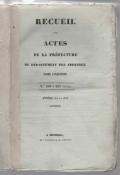 Recueil des actes de la préfecture du département des Ardennes 1827 et 1828