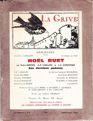 La Grive N° 127, juillet 1965