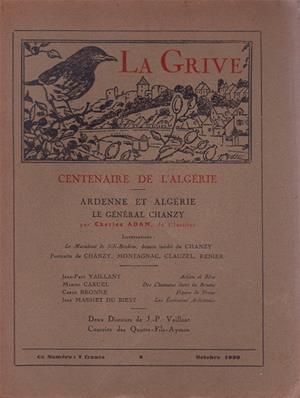 La Grive N° 9 octobre 1930