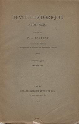 Revue Historique Ardennaise 1898 mai juin