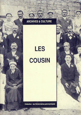 Dictionnaire patronymique : Les Cousin