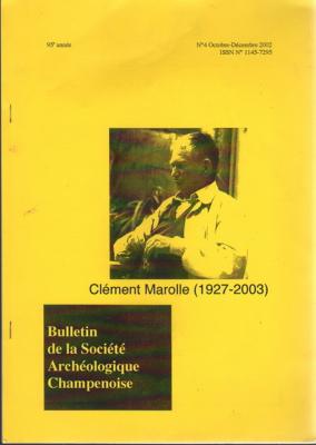 Bulletin de la Société Archéologique Champenoise N° 4
