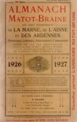 Almanach Matot Braine 1926-1927