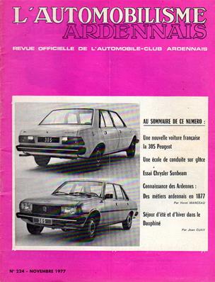 L'automobilisme Ardennais N° 224