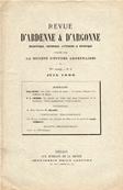 Revue d'Ardenne et d'Argonne 1900 N° 8