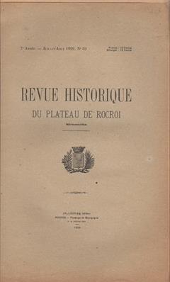 Revue Historique du Plateau de Rocroi N° 59