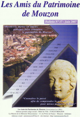 Les Amis du Patrimoine de Mouzon N° 17 , juin 2007