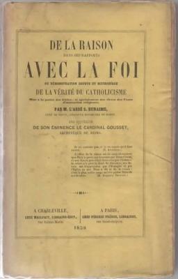 De la raison dans ses rapports avec la foi, Abbé Dunaime