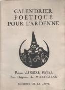 Calendrier poétique pour l'Ardenne, André Payer