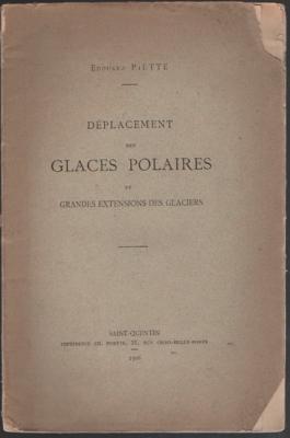 Déplacement des glaces polaires , Edouard Piette