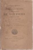 Les inscriptions anciennes de l'arrondissement de Vouziers, Dr H Vincent