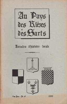 Au Pays des Riezes et des Sarts 1966 N° 28