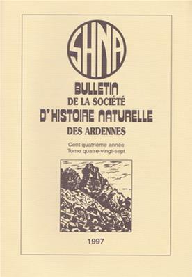 Bulletin de la Société d'Histoire Naturelle des Ardennes N° 87