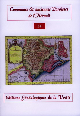 Communes et anciennes paroisses de l'Hérault