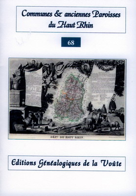 Communes et anciennes paroisses du Haut Rhin