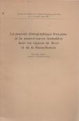 La pousse dmographique franaise et la main d'uvre frontalire dans les rgions de Givet et de la Basse Semois, Guy Seret