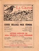 La Grive N 109, janvier-mars 1961