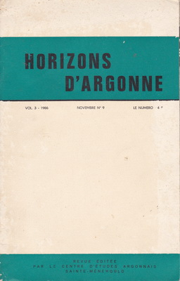 Horizons d'Argonne N° 9