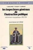 Les inspecteurs généraux de l'instruction publique