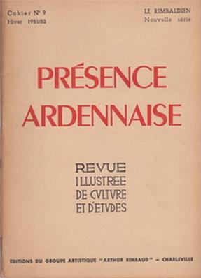 Présence Ardennaise N° 9 hiver 1951/1952