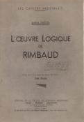 L'oeuvre logique de Rimbaud , André Dhotel