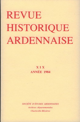 Revue Historique Ardennaise 1984 N° 19