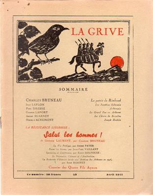 La Grive N° 53, avril 1947