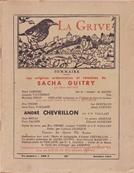 La Grive N 96, octobre 1957