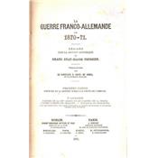 La Guerre Franco-allemande de 1870.71 