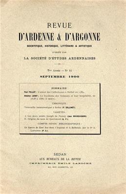 Revue d'Ardenne et d'Argonne 1900 N° 11