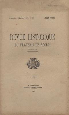 Revue Historique du Plateau de Rocroi N° 46
