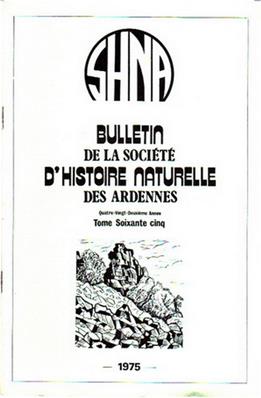 Bulletin de la Société d'histoire naturelle des Ardennes N° 65