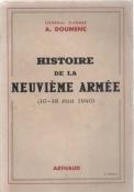 Histoire de la neuvième armée, Gl A. Doumenc