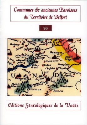 Communes et anciennes paroisses du Territoire de Belfort