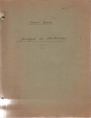 Géologie des Ardennes, Marcel Rigaux