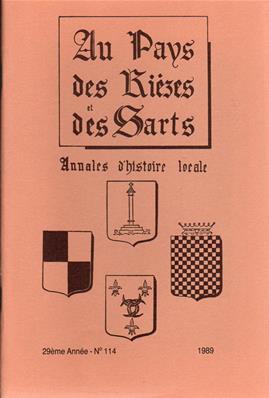 Au pays des Riezes et des Sarts 1989 N° 114